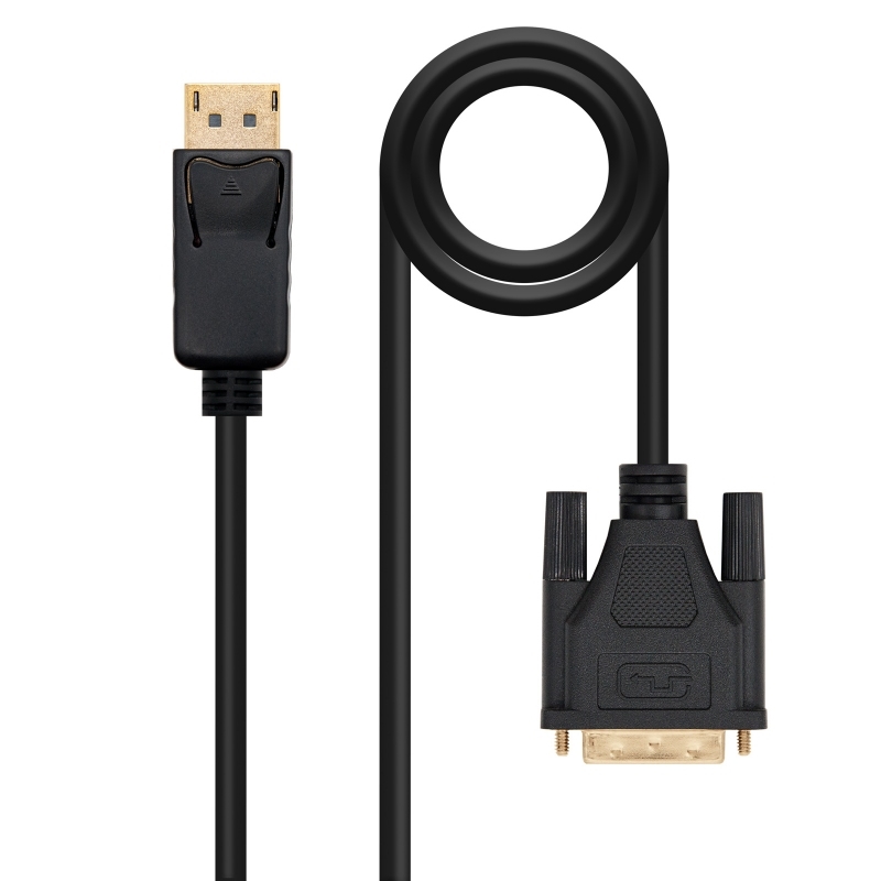 Nanocable Cable Conversor Dp A Dvi 1 M Negro